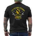 ベトナム退役軍人第1騎兵師団愛国退役軍人の日 メンズTシャツ バックプリント