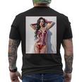 ホットガールオンtシャツ 男性用 セクシー巨乳sfピンナップガール 長袖tシャツ メンズTシャツ バックプリント