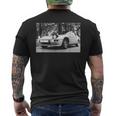 ポルシェ 924 1977 スポーツカー メンズTシャツ バックプリント