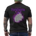 ポルフィリン症啓発 長袖tシャツ メンズTシャツ バックプリント