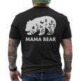 ママベア 長袖tシャツ メンズTシャツ バックプリント