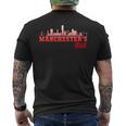 マンチェスターは赤 メンズTシャツ バックプリント