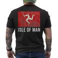 マン島旗 マンクス トラディショナル 3脚 メンズTシャツ バックプリント