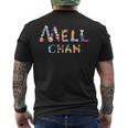 メルちゃん モチーフグラフィック 〜Mellchan ＆ ハート〜 メンズTシャツ バックプリント