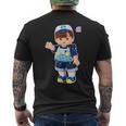 メルちゃんのおともだち あおくん Bigプリント メンズTシャツ バックプリント