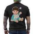 メルちゃんのおともだち あっちゃん Bigプリント メンズTシャツ バックプリント