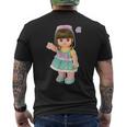 メルちゃんのおともだち りこちゃん Bigプリント メンズTシャツ バックプリント