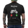 モンキー Z50 原付 バイク レトロ ヴィンテージ 日本 メンズTシャツ バックプリント