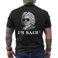 ヨハン・セバスティアン・バッハ I'm Bach おもしろい メンズTシャツ バックプリント