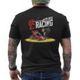 ラジコンカー レーシングラジコンカー リモコンモデル メンズTシャツ バックプリント