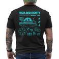 リック・アンド・モーティ・ポータル・ホップリック・アンド・モーティ・マーチ メンズTシャツ バックプリント