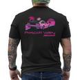 レトロ プレスコットバレー アリゾナ メンズTシャツ バックプリント