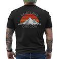 レトロ ヴィンテージ ポートランド オレゴン アンティーク調 メンズTシャツ バックプリント