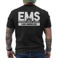 ロサンゼルス カリフォルニア Ems 救急救命士 Emt ユニフォーム メンズTシャツ バックプリント