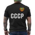 ロシアcccp ソ連ロシアサッカージャージーtシャツ メンズTシャツ バックプリント