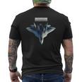 ロシアのステルス機第5世代su-57 メンズTシャツ バックプリント