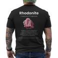 ロードナイト宝石の意味 メンズTシャツ バックプリント