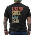 ヴィンテージ 86 誕生日デコレーション メンズ 86歳 1940 86歳の誕生日 メンズTシャツ バックプリント