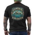 ヴィンテージ レムリア 沈没大陸 メンズTシャツ バックプリント