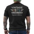 ヴィンテージ1976限定版 50歳の誕生日 メンズTシャツ バックプリント