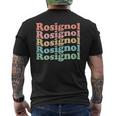 ヴィンテージ70年代ガイアナヒッピーシティ レトロロシニョール メンズTシャツ バックプリント