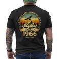 ヴィンテージカー 1966 年5月 60 歳の誕生日 1966 年のクラシックカー メンズTシャツ バックプリント