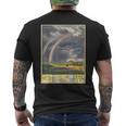 ヴィンテージポスター-南満州鉄道 メンズTシャツ バックプリント