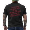 人種差別に反対する言葉を聞き飽きたら メンズTシャツ バックプリント