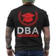 博士 Dba 学生 経営学博士 メンズTシャツ バックプリント