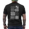 吉祥文様 アイコン版 メンズTシャツ バックプリント