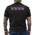 周期表 ファニーウェストハム メンズTシャツ バックプリント