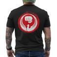 和道龍空手道 日本武道 メンズTシャツ バックプリント