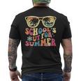 夏休みのレトロスクール最終日、先生のお出かけ メンズTシャツ バックプリント