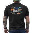 多様性を祝う アクアリウムフィッシュシャツ メンズTシャツ バックプリント