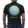 天王星tシャツ 天文学や宇宙愛好家へのギフトに最適 メンズTシャツ バックプリント