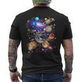 太陽系 太陽系の惑星 -Olarystem Planets メンズTシャツ バックプリント