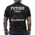 将来のfx億万長者トレーダー メンズTシャツ バックプリント
