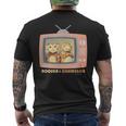 快獣ブースカシリーズ Tvレトロ04 メンズTシャツ バックプリント