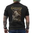悪魔城ドラキュラ シンフォニーボックス アート ゴシック 月 夜 レトロ ゲーマー 長袖tシャツ メンズTシャツ バックプリント