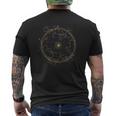 星座 天文学 占星術 メンズTシャツ バックプリント
