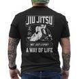 柔術 柔術 スポーツだけじゃない 生き方 メンズTシャツ バックプリント