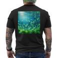 植物プランクトン 動物プランクトン バクテリオプランクトン メンズTシャツ バックプリント