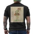 河童【日本の妖怪シリーズ】 メンズTシャツ バックプリント