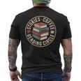 物語コーヒー読書サークル メンズTシャツ バックプリント