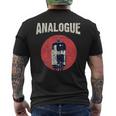 真空管アンプ チューブアンプ オーディオマニア アナログ ヴィンテージ メンズTシャツ バックプリント
