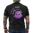 紫山芋はマイジャム 宇部熱狂者 メンズTシャツ バックプリント
