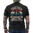 結婚25周年記念 Together 25 Years Forever To Go メンズTシャツ バックプリント
