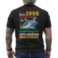 結婚28周年記念クルーズ 1998年以来 Wetill Do Trip メンズTシャツ バックプリント
