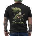 羊の木 ミュージシャン ギター グラフィック 動物 モチーフ 羊 メンズTシャツ バックプリント