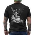 聖なる天使 シェムハメフォラッシュ ラファエル メンズTシャツ バックプリント